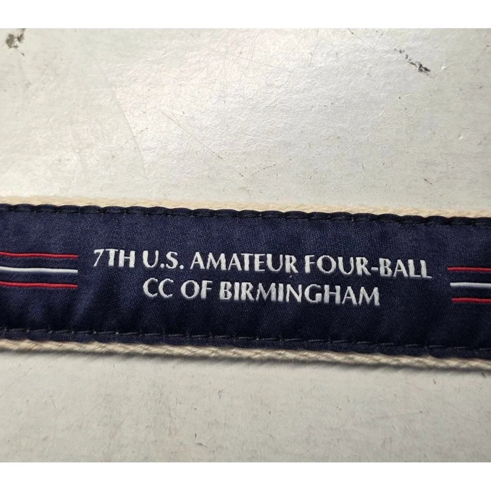 YRI Golf Belt Size 34 USGA U.S. Amateur‎ Four-Ball CC of Birmingham Solid Brass